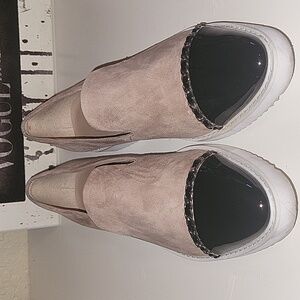 Karl Lagerfeld Caralee Faux Suede Sneakers, Sz7/ 37.5